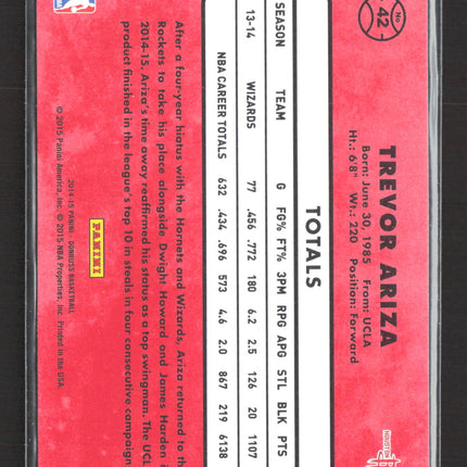 2014 Panini Donruss Trevor Ariza #42 Laser