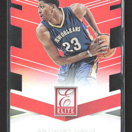 2015 Panini Donruss Elite Anthony Davis #62 Red Die-Cut /77