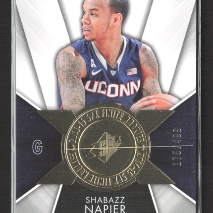 2014 Upper Deck SPx Finite Rookies Shabazz Napier #FI-SN /499