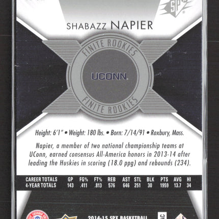 2014 Upper Deck SPx Finite Rookies Shabazz Napier #FI-SN /499