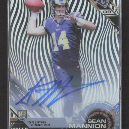 2015 Topps High Tek Sean Mannion #HT-SM Zebra RC Auto