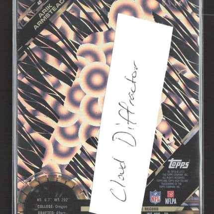 2015 Topps High Tek Arik Armstead #HT-AA Cloud Diffractor RC /25