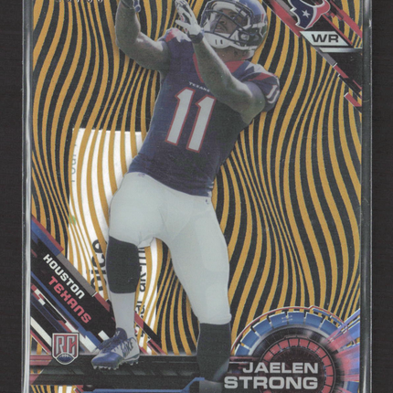 2015 Topps High Tek Jaelen Strong #HT-JS Gold Rainbow 10/50 RC