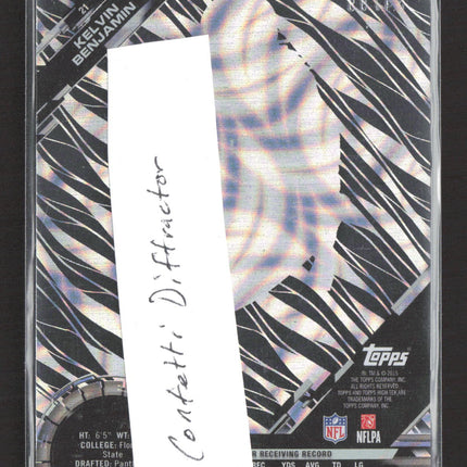 2015 Topps High Tek Kelvin Benjamin #HT-KB Confetti Diffractor /99