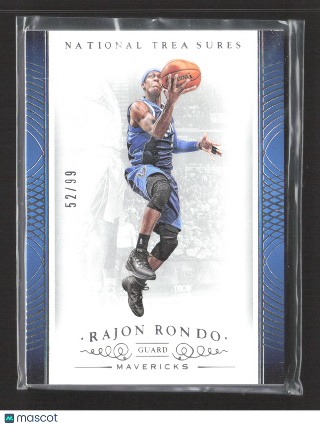 2015 Panini National Treasures Rajon Rondo #72 52/99