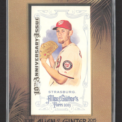 2013 Topps Allen & Ginter Stephen Strasburg #347