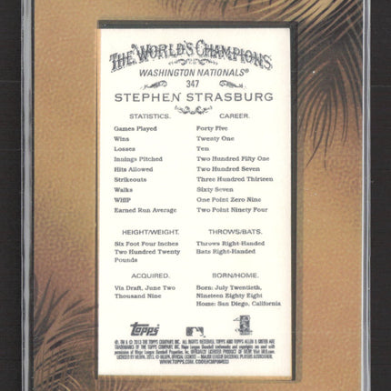 2013 Topps Allen & Ginter Stephen Strasburg #347