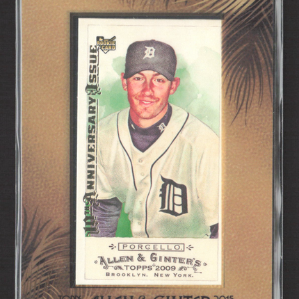 2009 Topps Allen & Ginter 10th Anniversary Rick Porcello #316 Issue