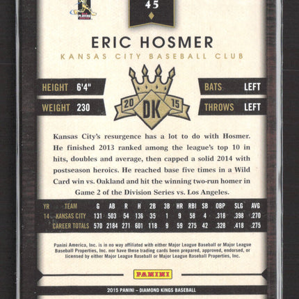 2015 Panini Diamond Kings Eric Hosmer #45
