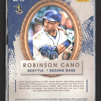 2016 Panini Diamond Kings Robinson Cano #95 /99