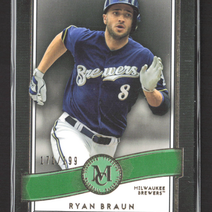 2016 Topps Museum Collection Ryan Braun #20 Green /199