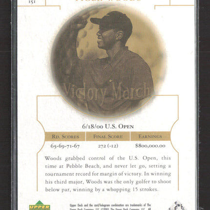 2001 Upper Deck Victory March Tiger Woods #151