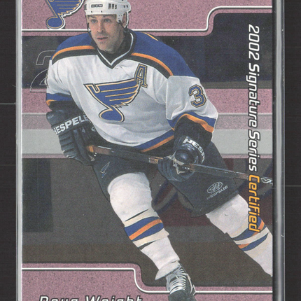 1990 In The Game Signature Series Certified Doug Weight #C-12 /100