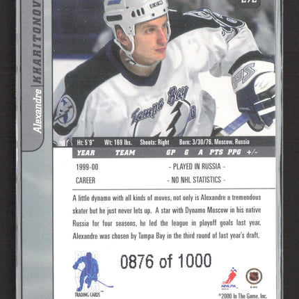 1999 In The Game Signature Series Alexandre Kharitonov #272 /1000