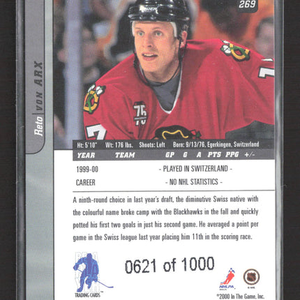 1999 In The Game Signature Series Reto von Arx #269 /1000