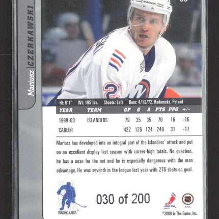1999 In The Game Signature Series Mariusz Czerkawski #86 /200