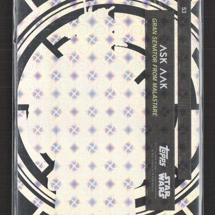 2005 Topps Star Wars Revenge of the Sith 19/99 #53 Ask Aak