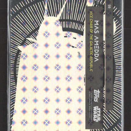 2005 Topps Star Wars Revenge of the Sith #59 Mas Amedda /99