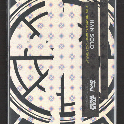 2016 Topps Star Wars High Tek Harrison Ford #3 /99 Han Solo