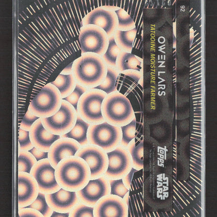 2021 Topps Star Wars High Tek Owen Lars /25 #92