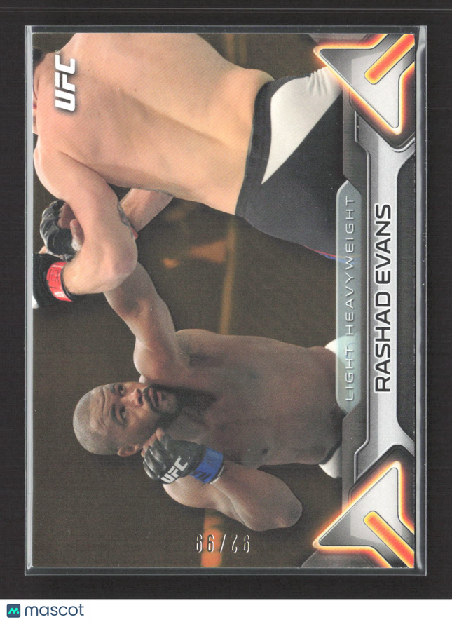 2016 Topps UFC Rashad Evans #29 Gold /99