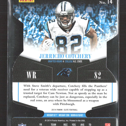 2014 Panini Elite Aspirations Jerricho Cotchery #14 06/18