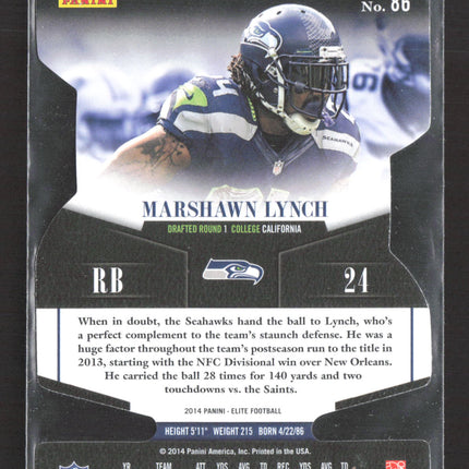 2014 Panini Elite Aspirations Marshawn Lynch #86 66/76