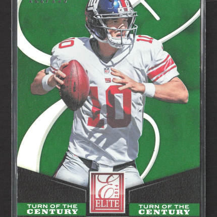 2014 Panini Elite Turn of the Century Eli Manning #64 Green 122/199
