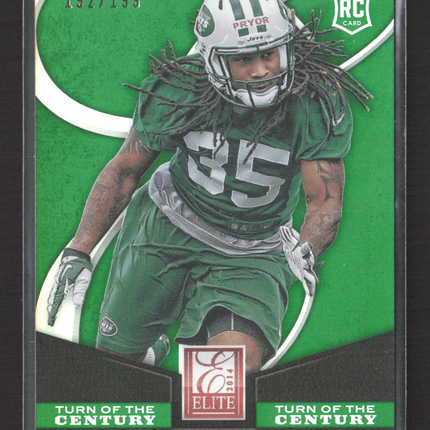 2014 Panini Elite Turn of the Century Calvin Pryor #117 Green RC 192/199