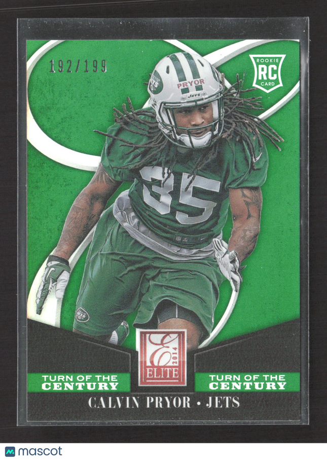 2014 Panini Elite Turn of the Century Calvin Pryor #117 Green RC 192/199