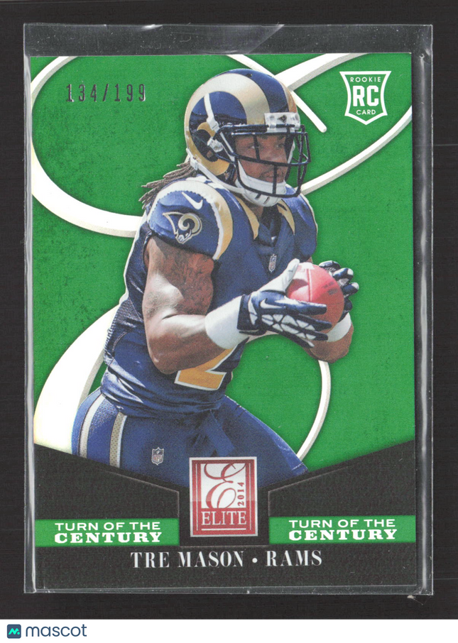 2014 Panini Elite Turn of the Century Tre Mason #193 Green RC 134/199