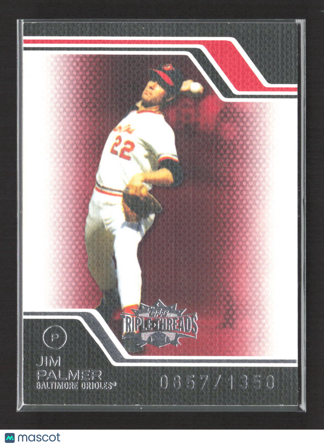 2008 Topps Triple Threads Jim Palmer #108 0857/1350