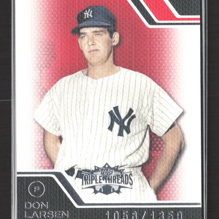 2009 Topps Triple Threads Don Larsen #45 1058/1350
