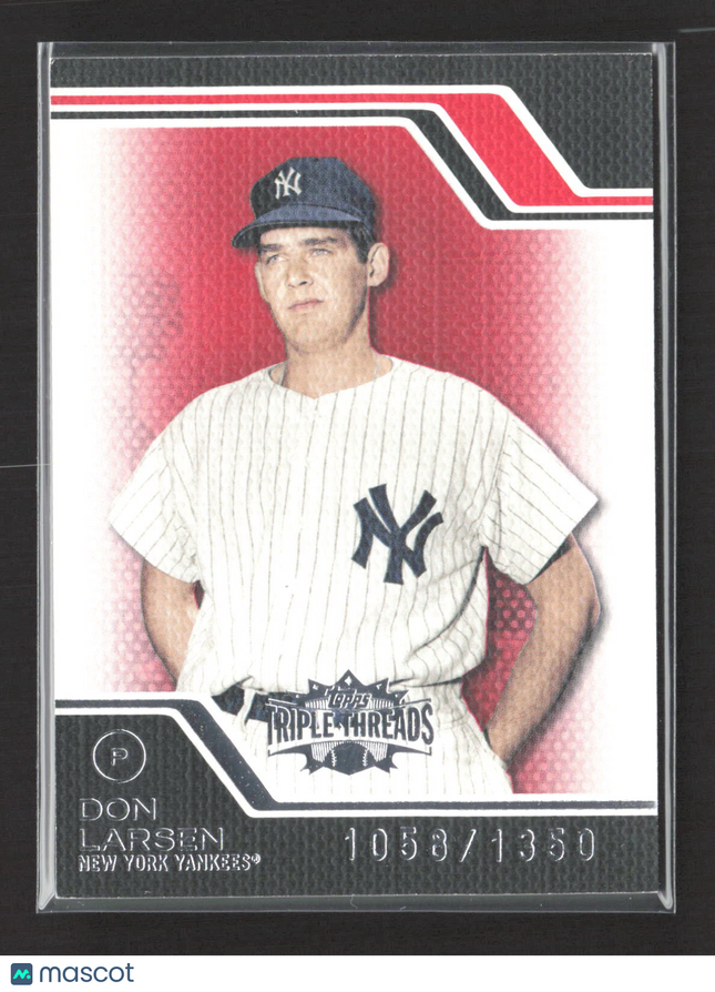 2009 Topps Triple Threads Don Larsen #45 1058/1350