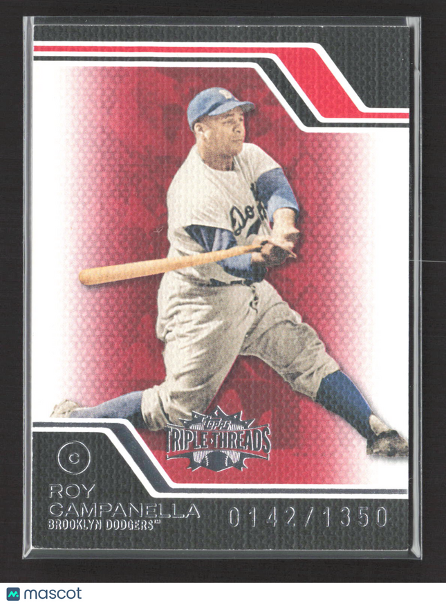 2008 Topps Triple Threads Roy Campanella #224 0142/1350