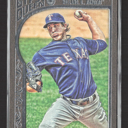 2015 Topps Gypsy Queen Derek Holland #61 Black Border 261/499