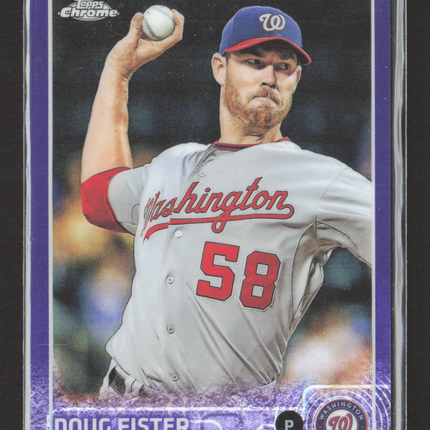 2015 Topps Chrome Doug Fister #99 Purple Refractor 162/250