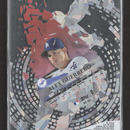 2014 Topps High Tek Alex Guerrero #HT-AG 51/75 RC