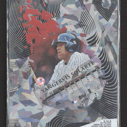 2014 Topps High Tek Yangervis Solarte #HT-YS 36/75 RC