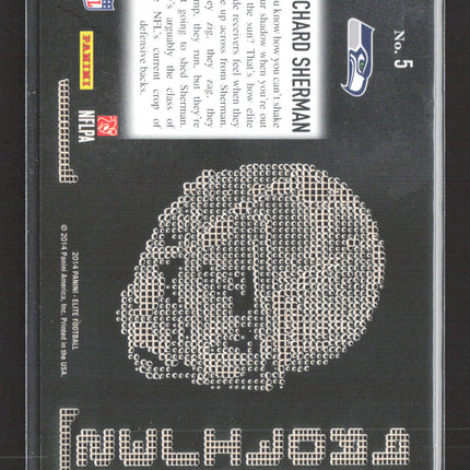 2014 Panini Elite Football Richard Sherman #5 Profiles
