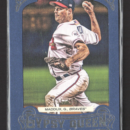 2014 Topps Gypsy Queen Greg Maddux #75 Blue