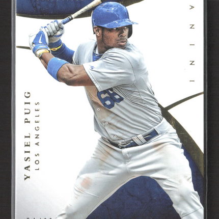2015 Panini Immaculate Collection Yasiel Puig #17 54/99