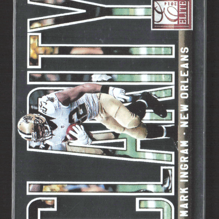 2014 Panini Elite Clarity Mark Ingram #33