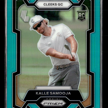 2024 Panini Prizm LIV Golf Kalle Samooja #15 Teal RC Teal /275