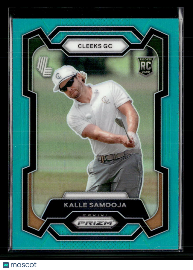 2024 Panini Prizm LIV Golf Kalle Samooja #15 Teal RC Teal /275