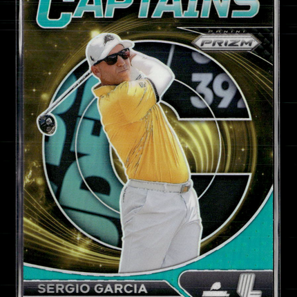 2024 Panini Prizm LIV Golf Captains Sergio Garcia #82 Teal /275