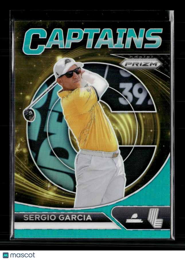 2024 Panini Prizm LIV Golf Captains Sergio Garcia #82 Teal /275