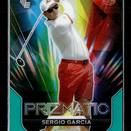 2024 Panini Prizm LIV Golf Prizmatic Sergio Garcia #4 Teal /275