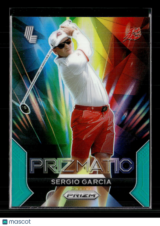 2024 Panini Prizm LIV Golf Prizmatic Sergio Garcia #4 Teal /275