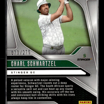 2025 Panini Prizm LIV Golf Charl Schwartzel #46 Teal 070/275